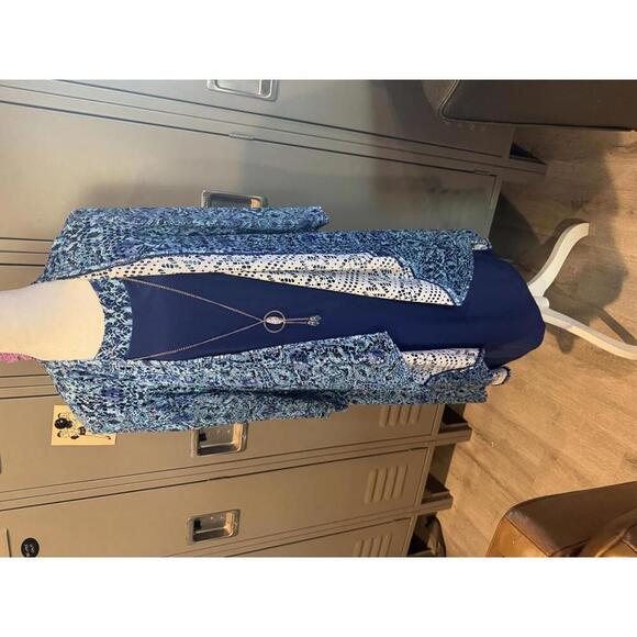 R & M Richards Polished Harmony Dress Sz 10 - Picture 2 of 9